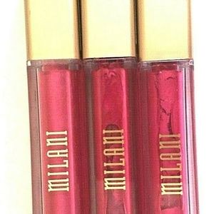 3 Pack Milani Metallic Lip Creme Amore Matte